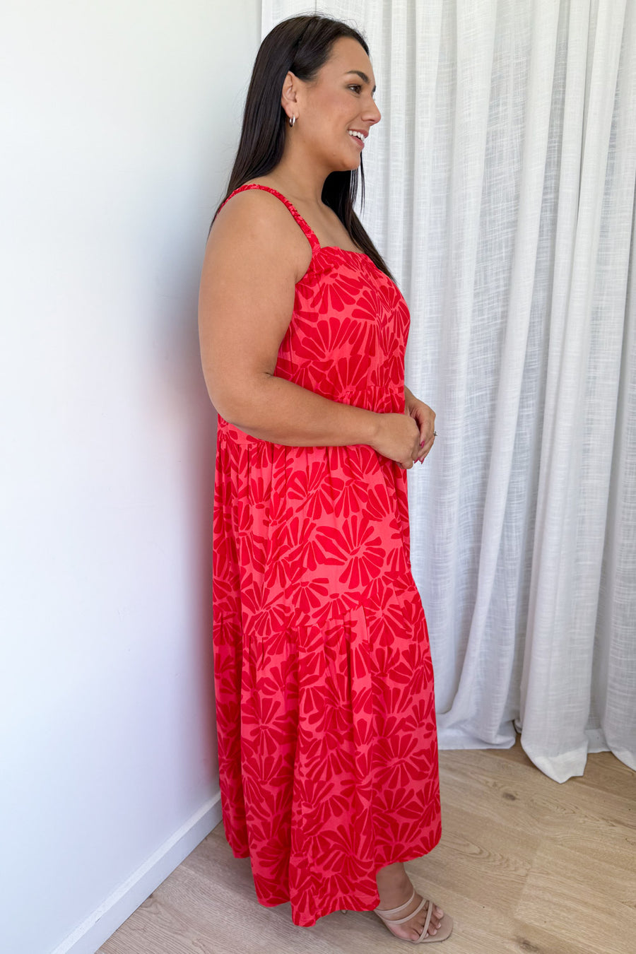 Pink Red Print