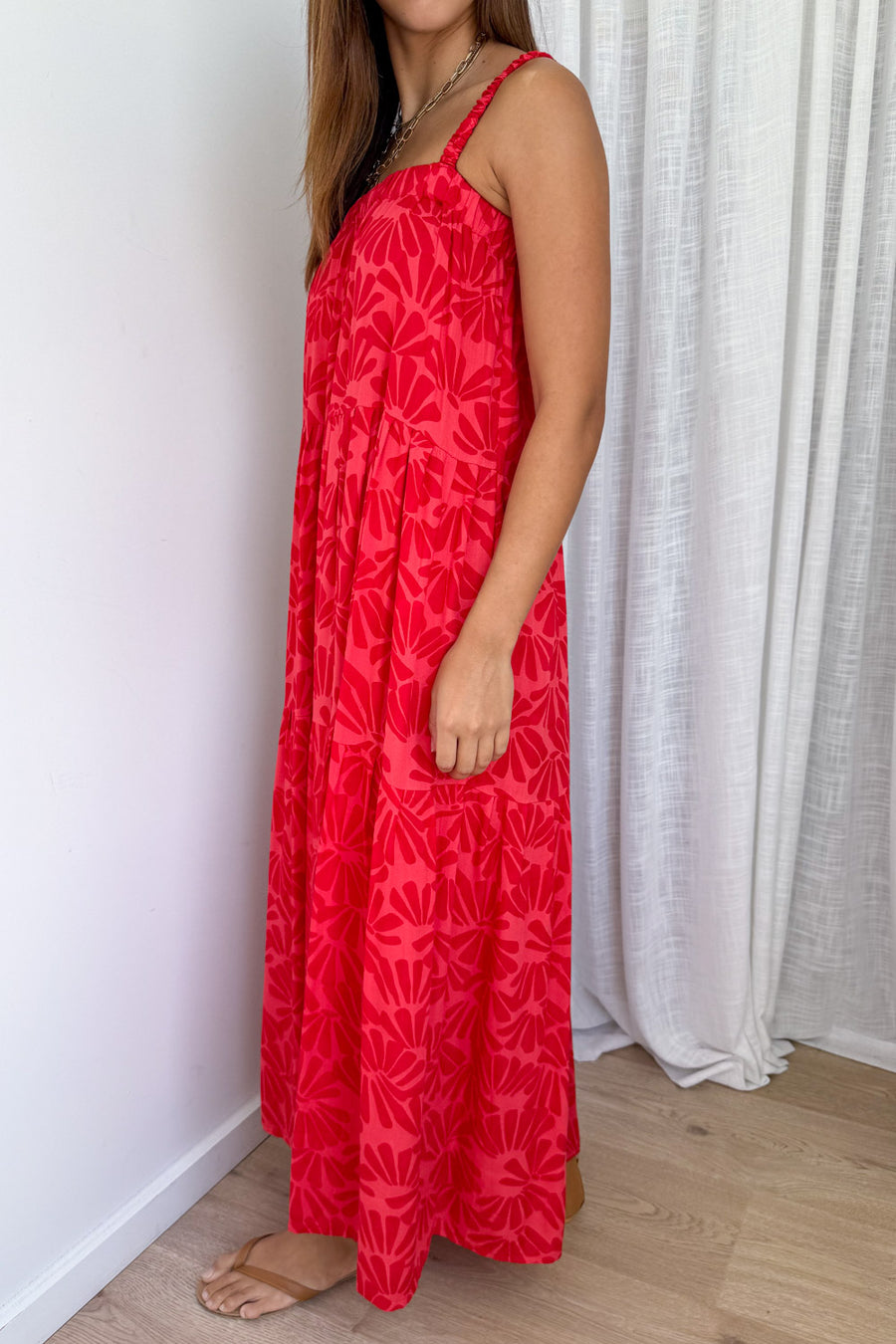 Pink Red Print