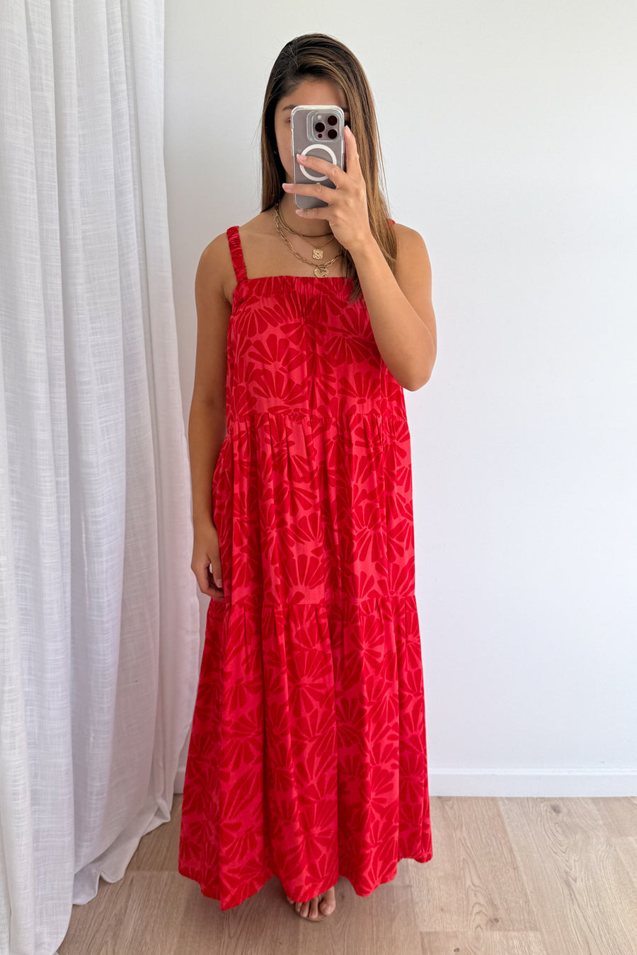 Pink Red Print