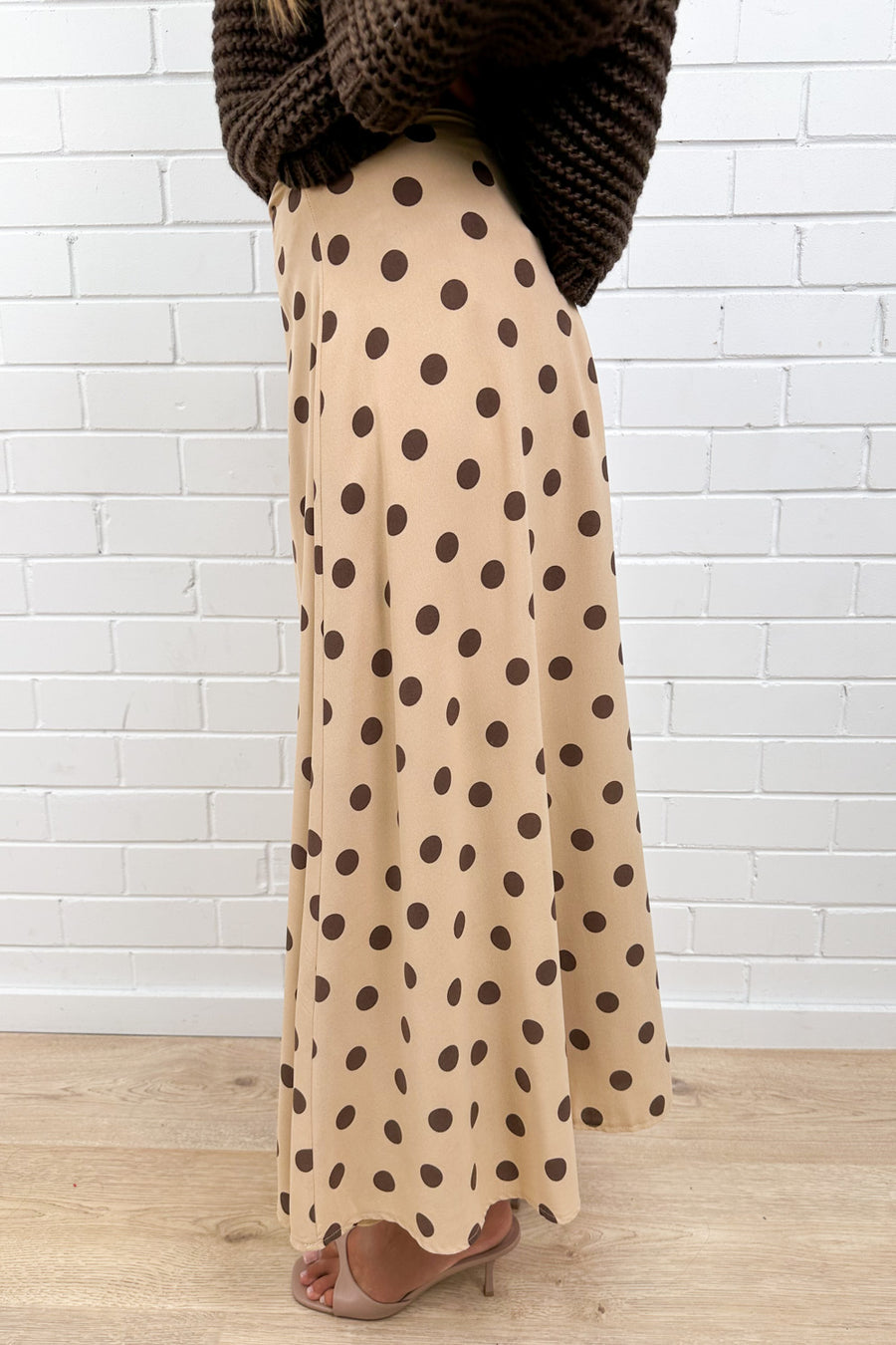 Beige Polka Dot