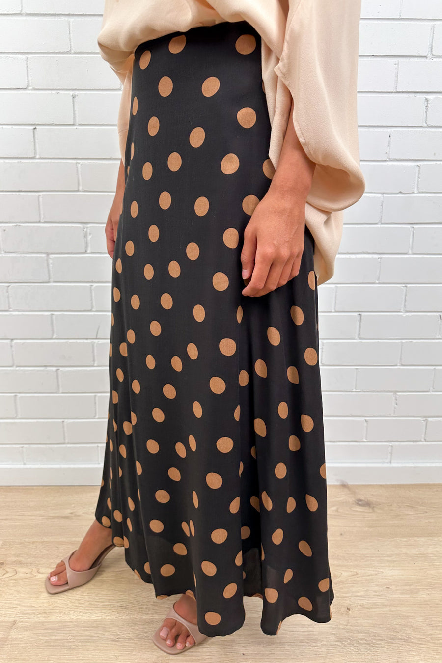 Tan Polka Dot