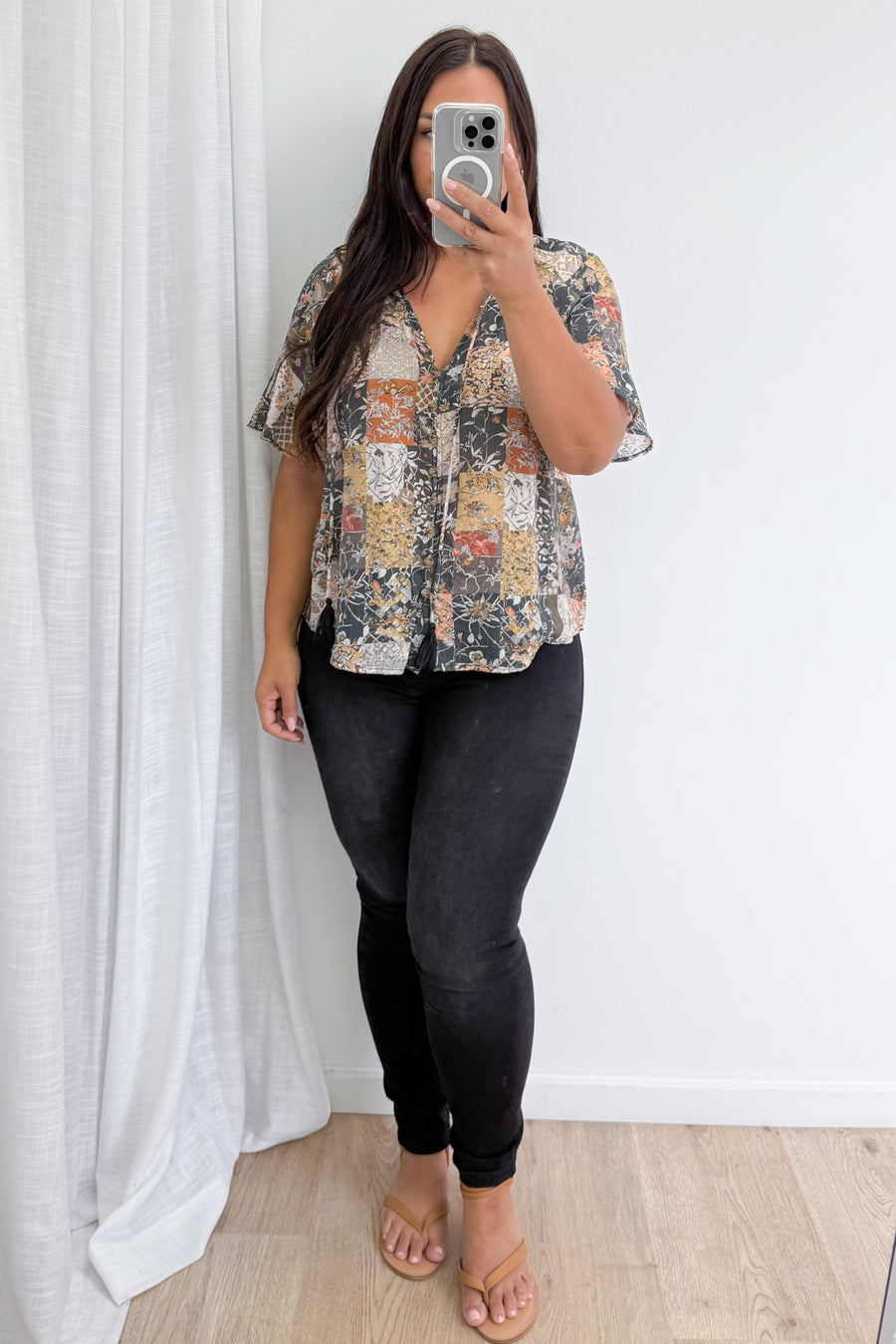 Black Multi Patchwork