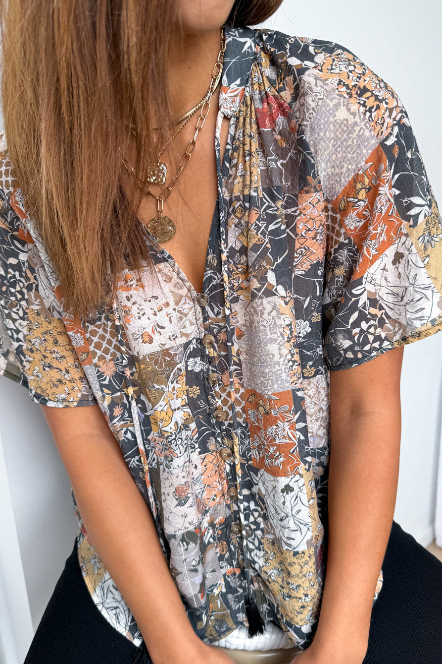 Black Multi Patchwork