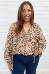 Taupe Paisley