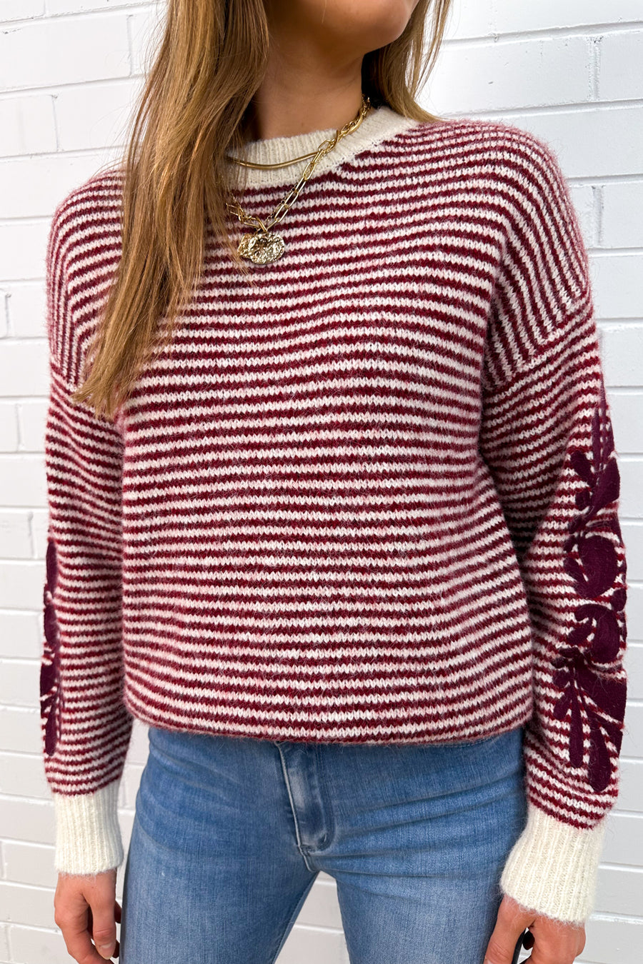 Berry Cream Stripe