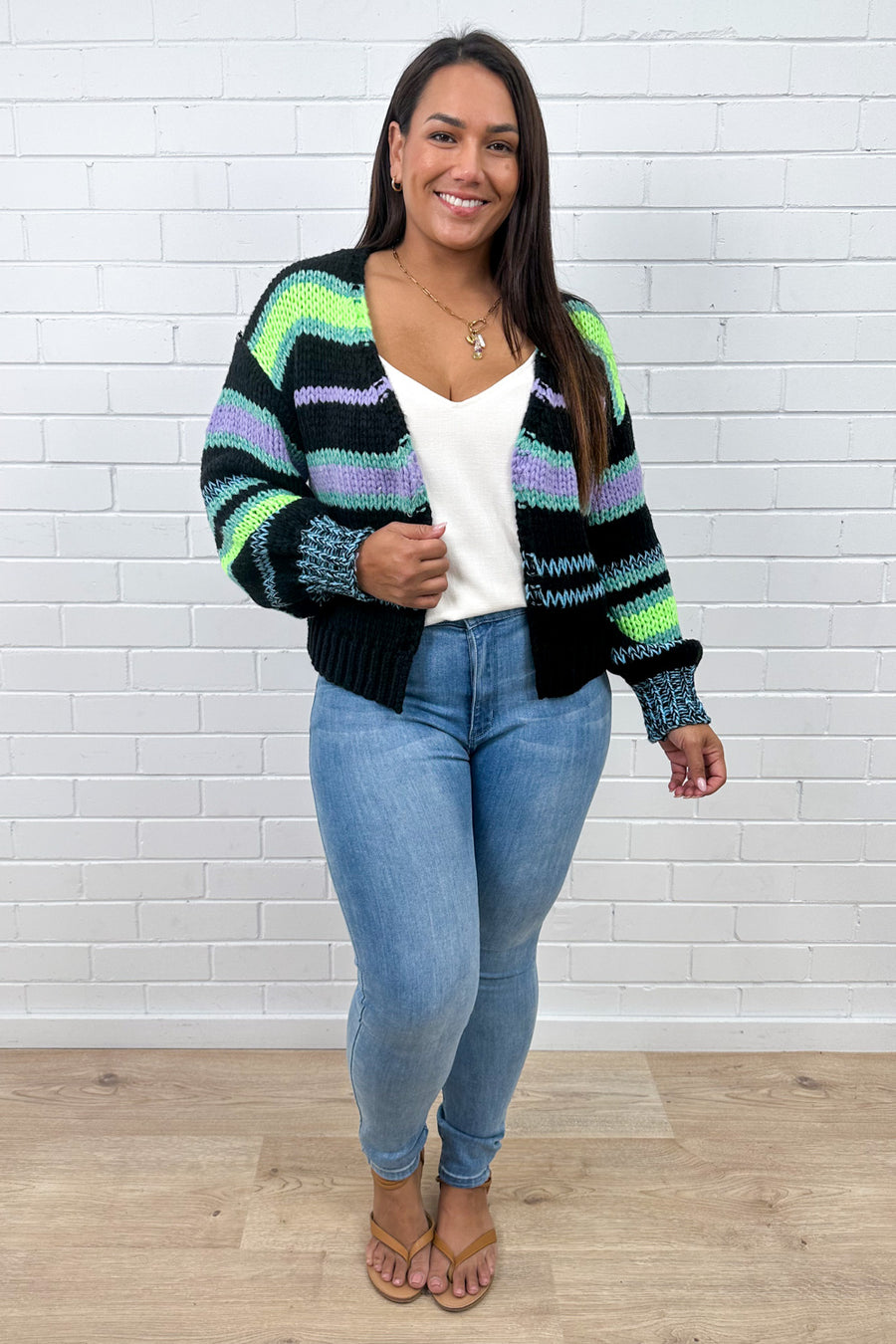 Black Fluro Stripe