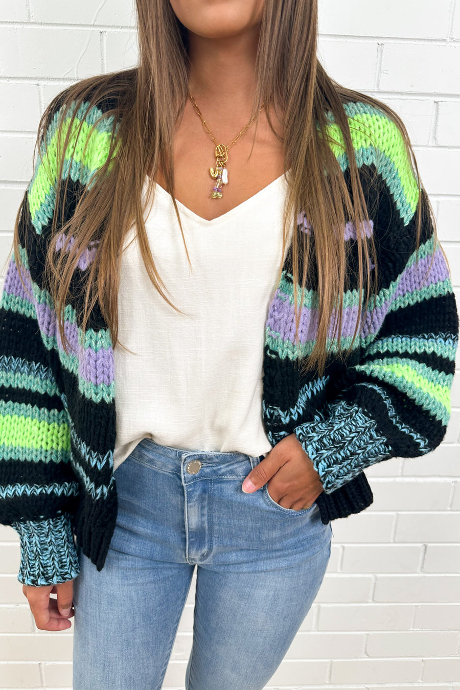 Black Fluro Stripe