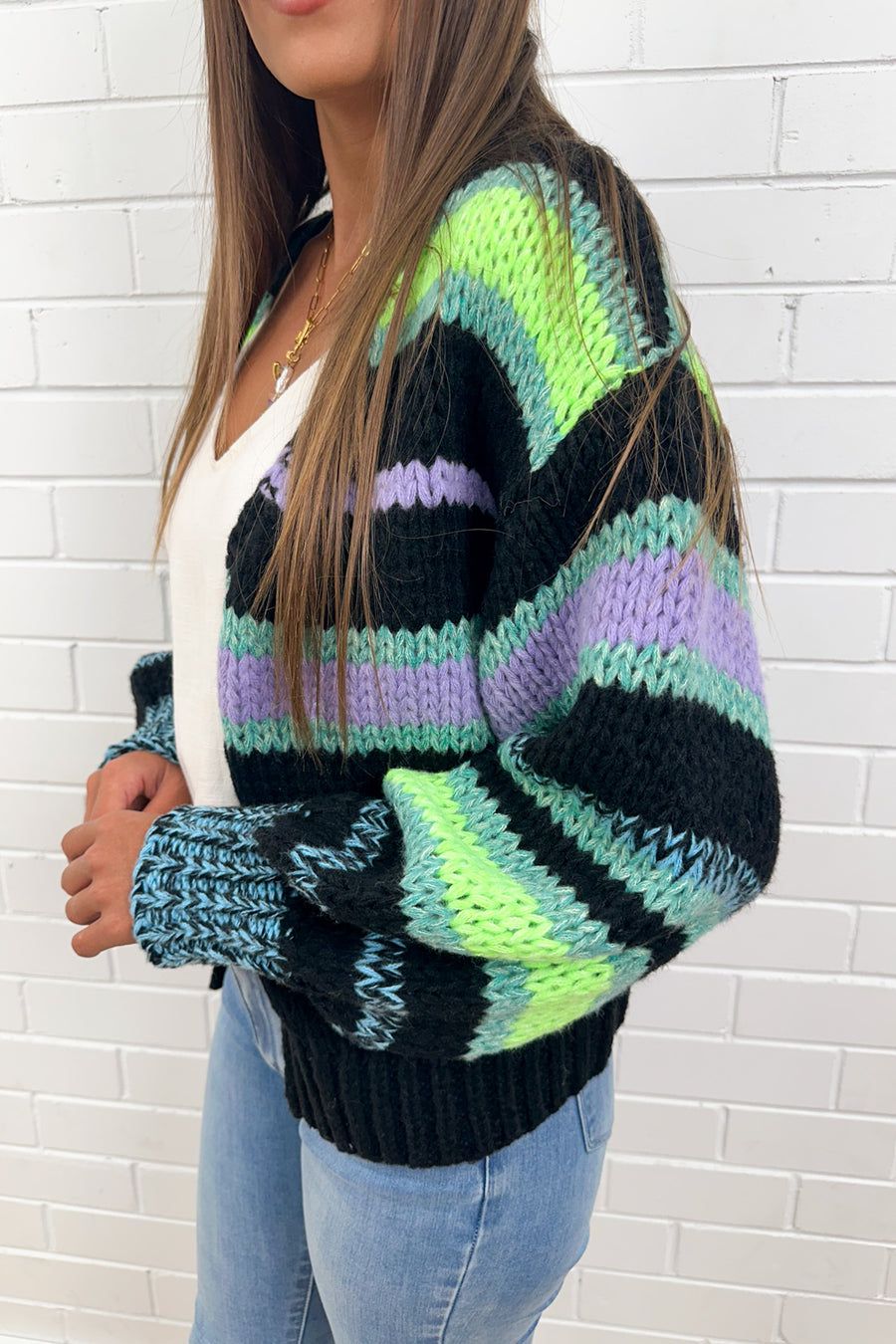 Black Fluro Stripe