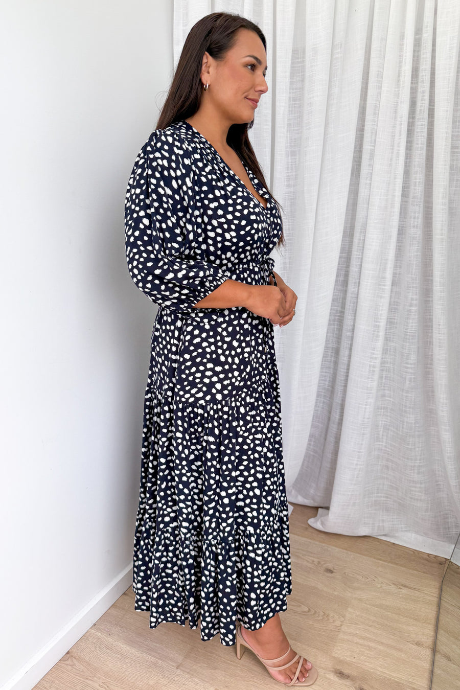 Navy White Spot