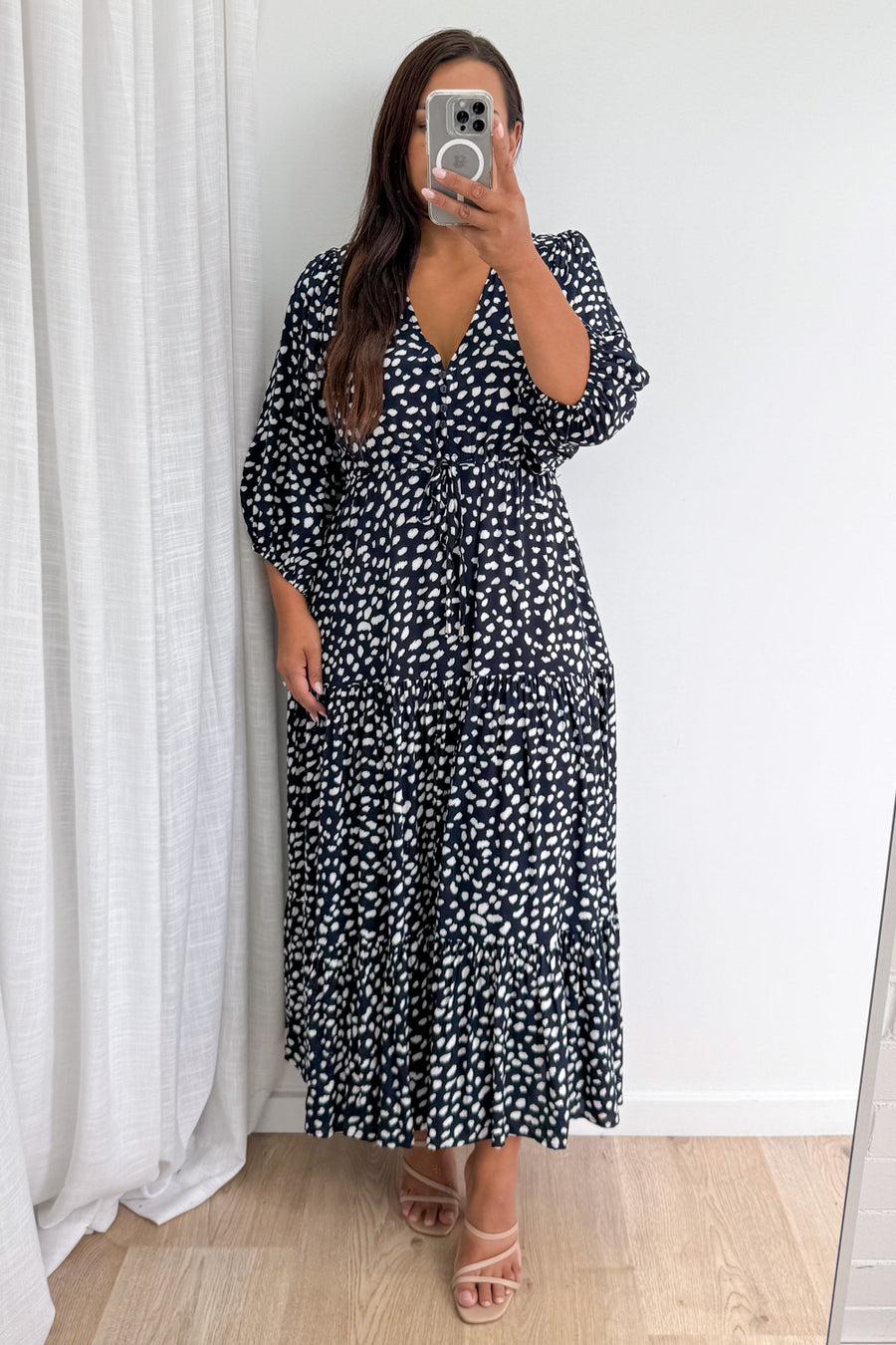 Navy White Spot