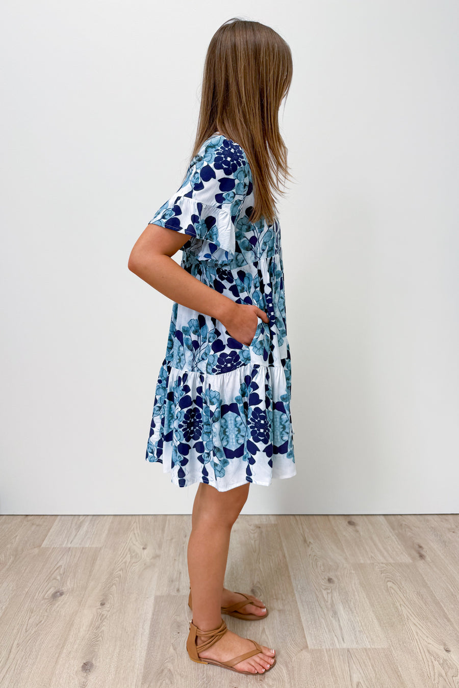 Navy Blue Floral