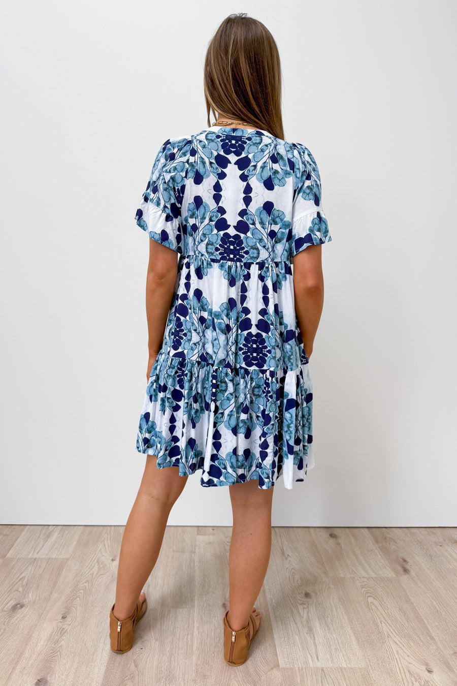 Navy Blue Floral