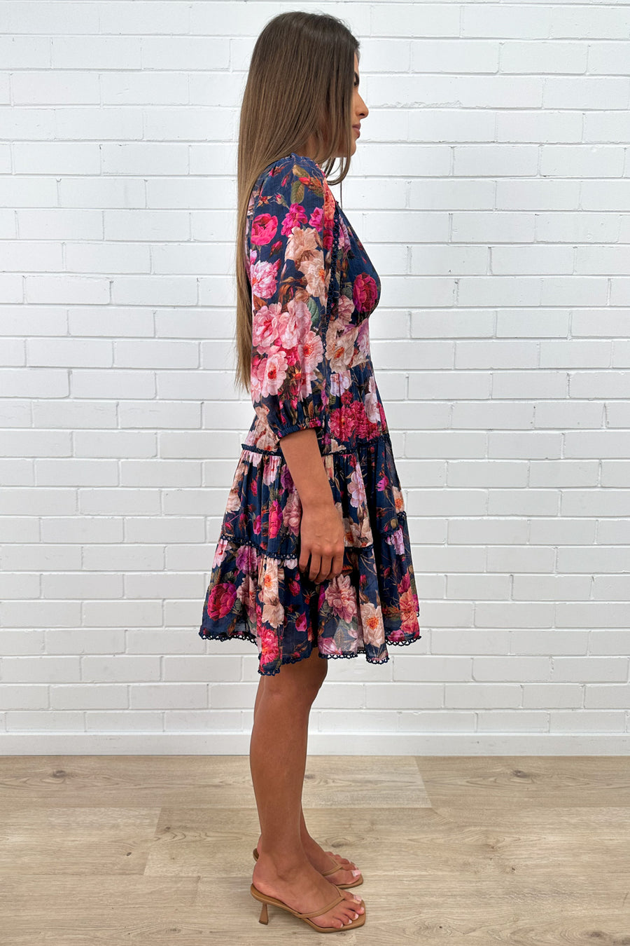 Navy Floral