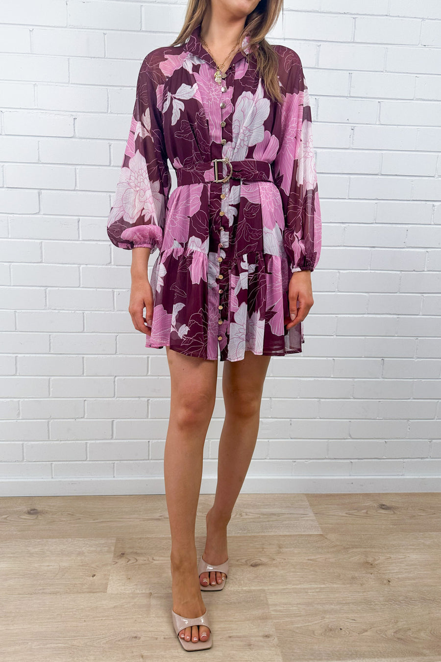 Cranberry Sketch Floral