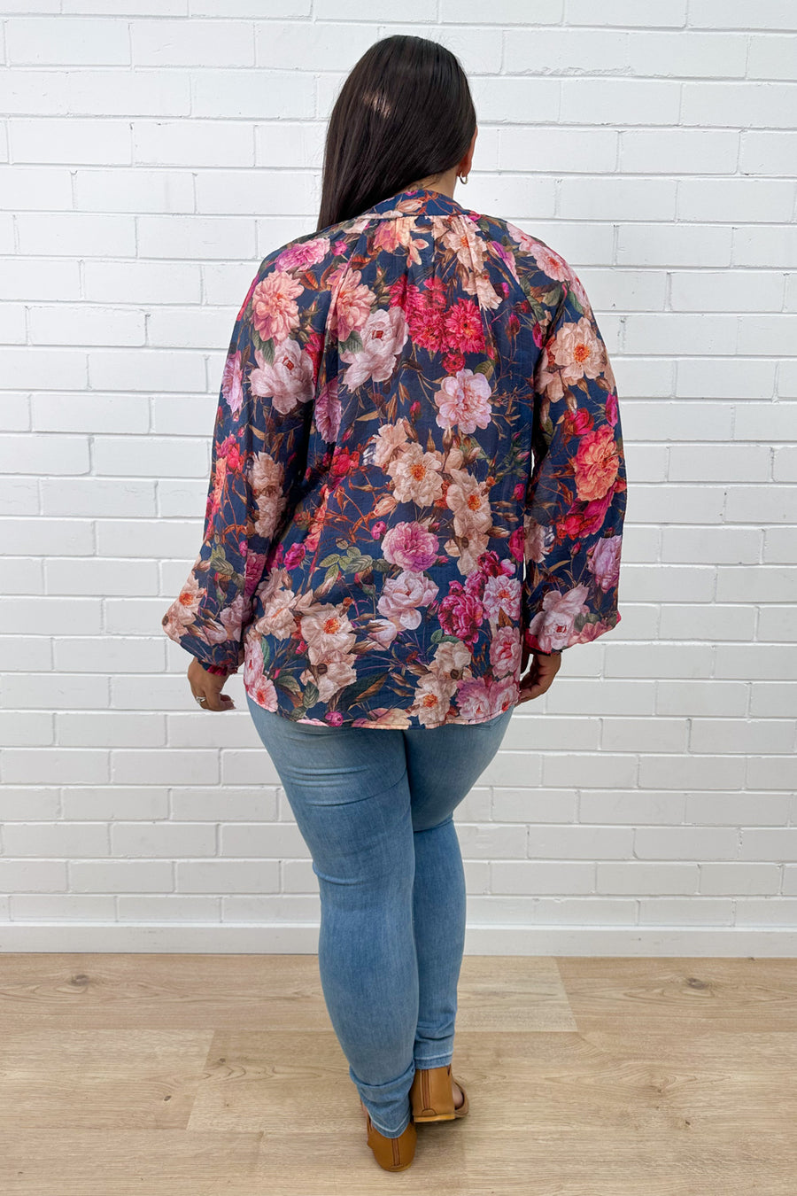 Navy Floral