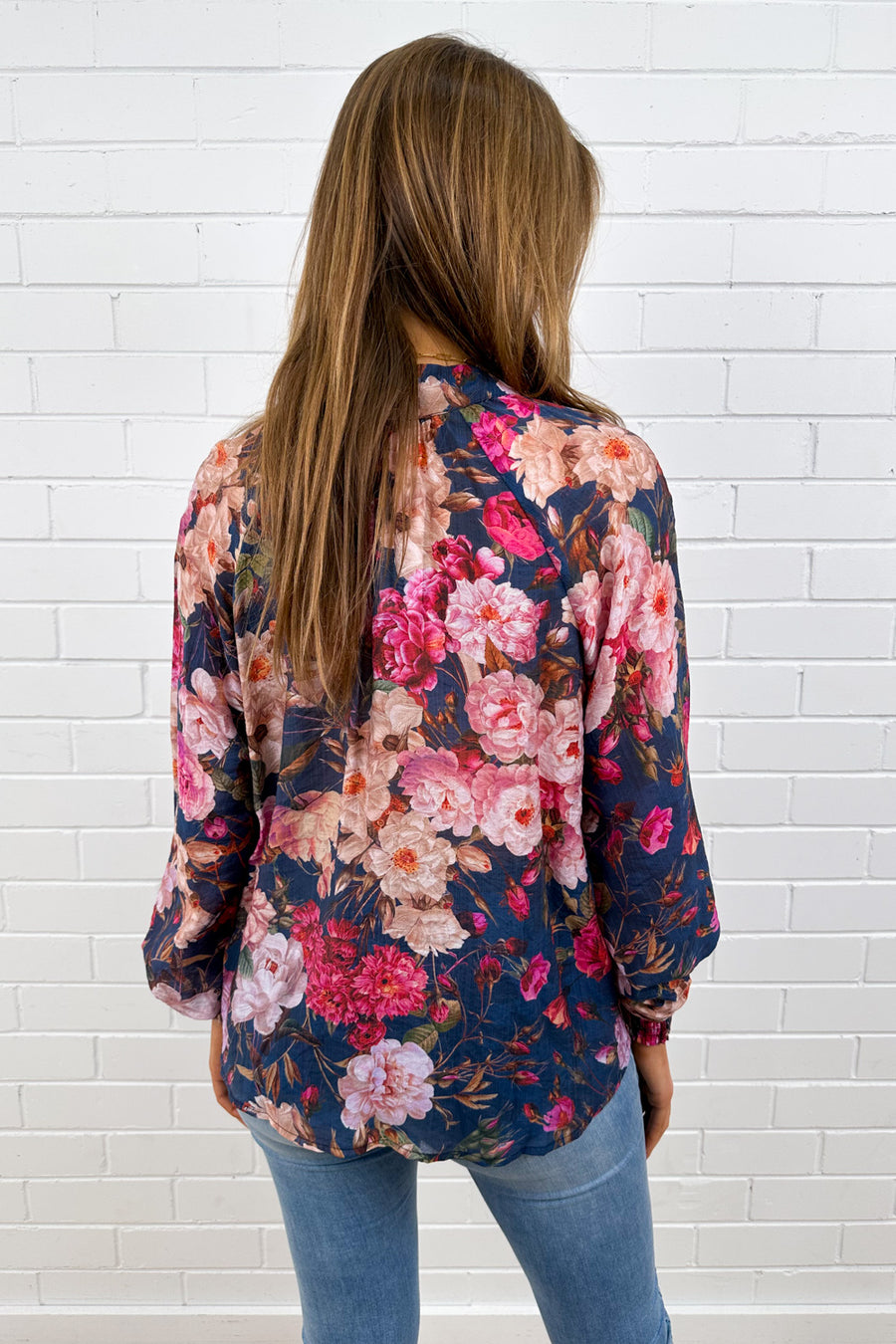 Navy Floral