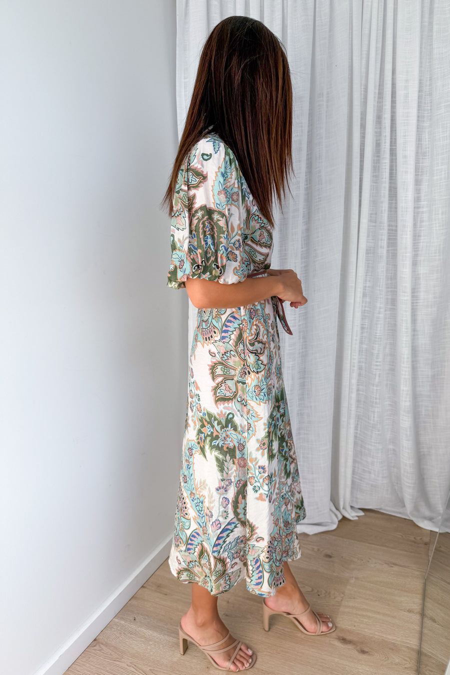 Sage Floral Paisley