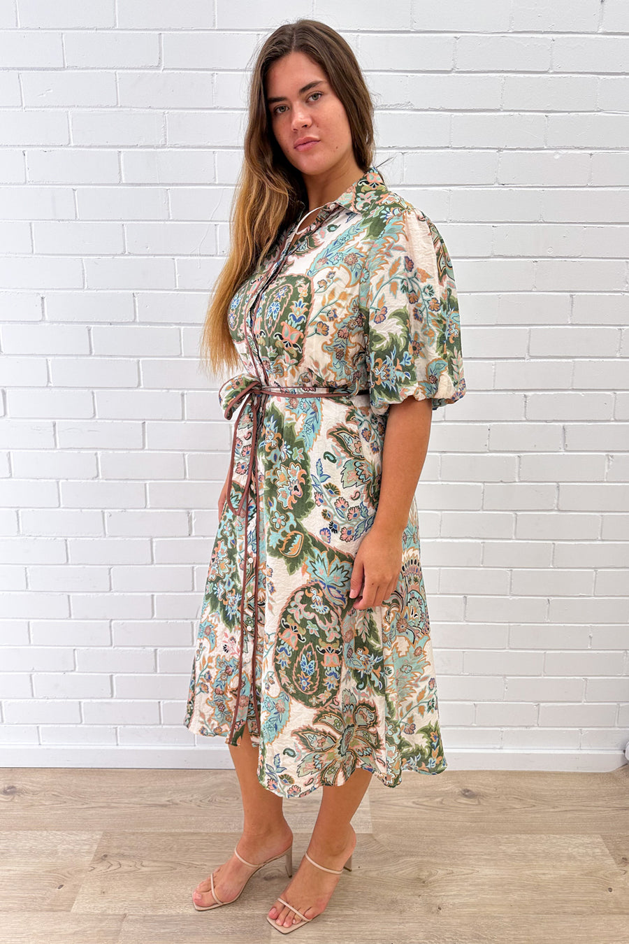 Sage Floral Paisley