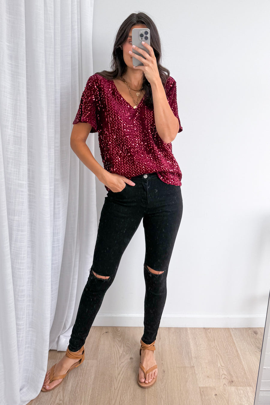 Wine Sequin