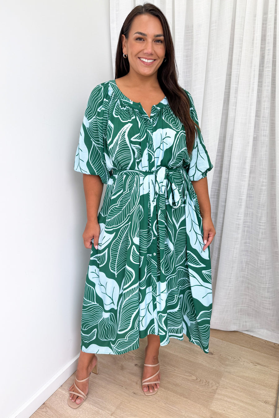 Green Blue Palm