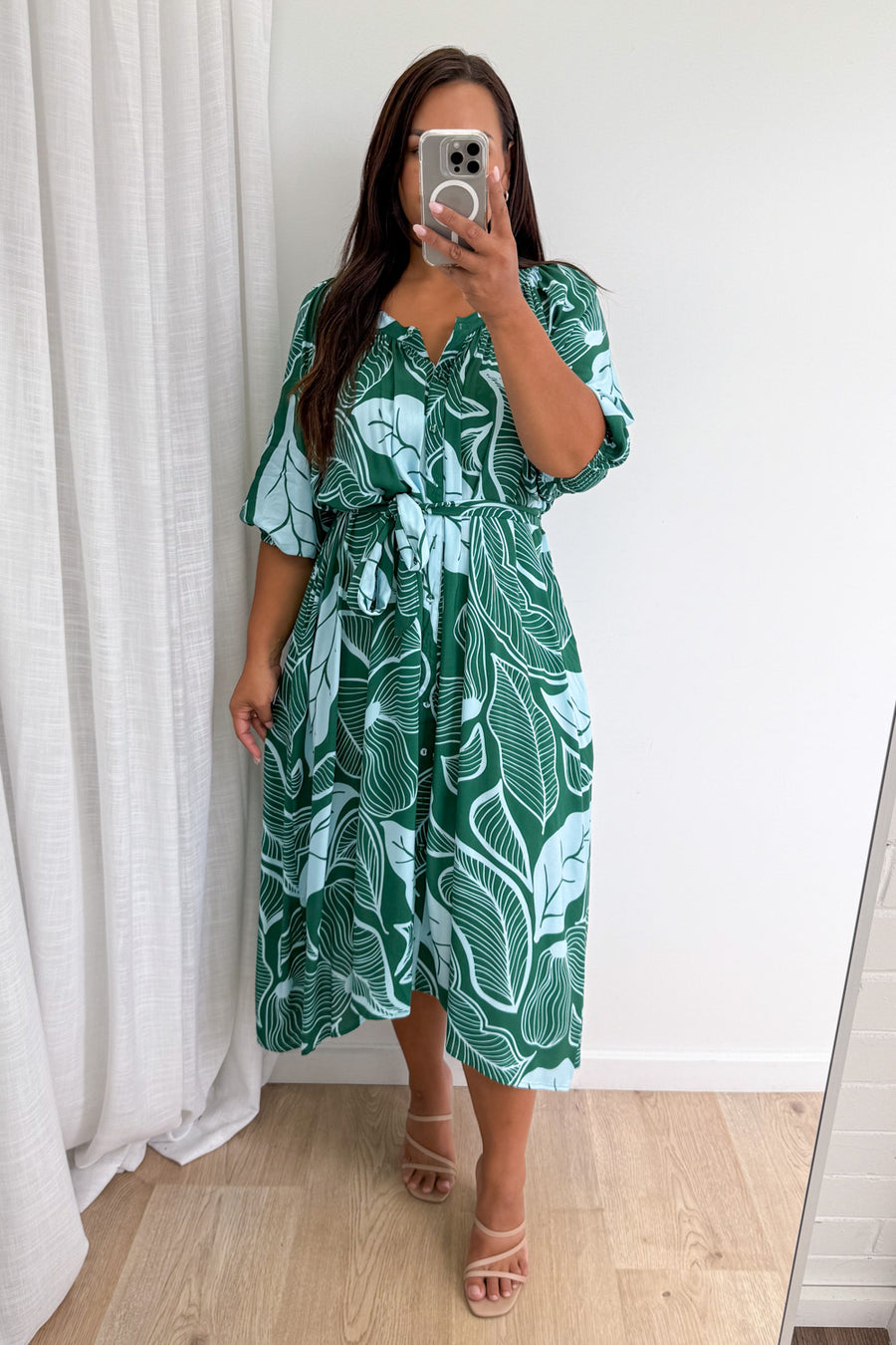 Green Blue Palm