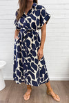 Navy Print