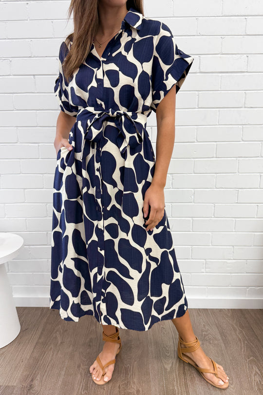 Navy Print: kym