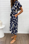 Navy Print