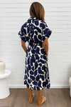 Navy Print