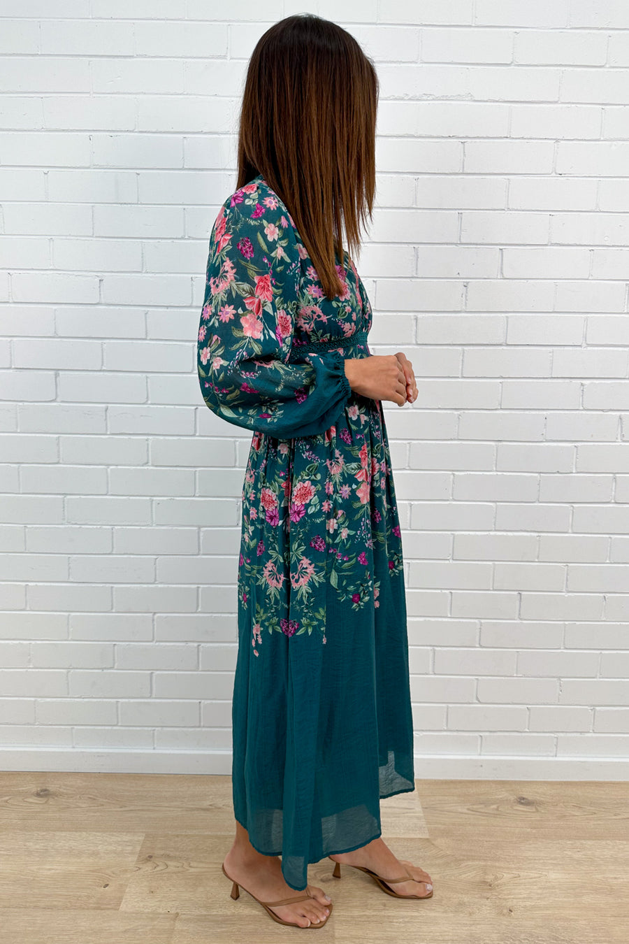 Teal Floral