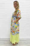 Blue Yellow Print