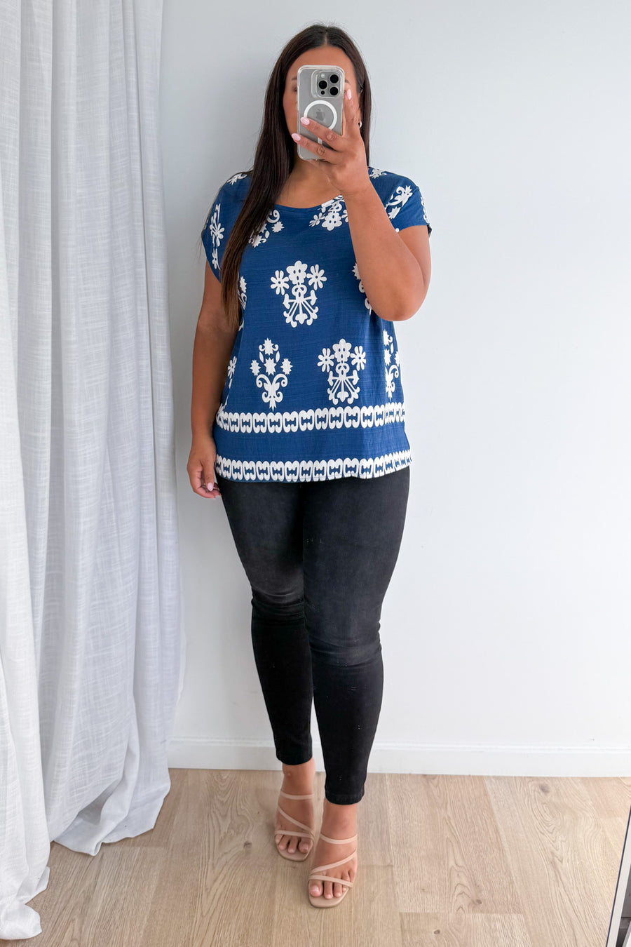 Blue White