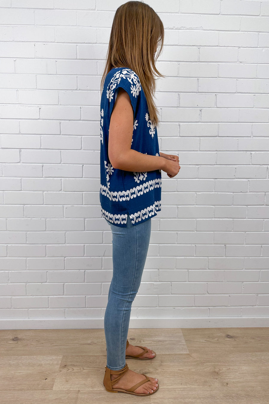 Blue White