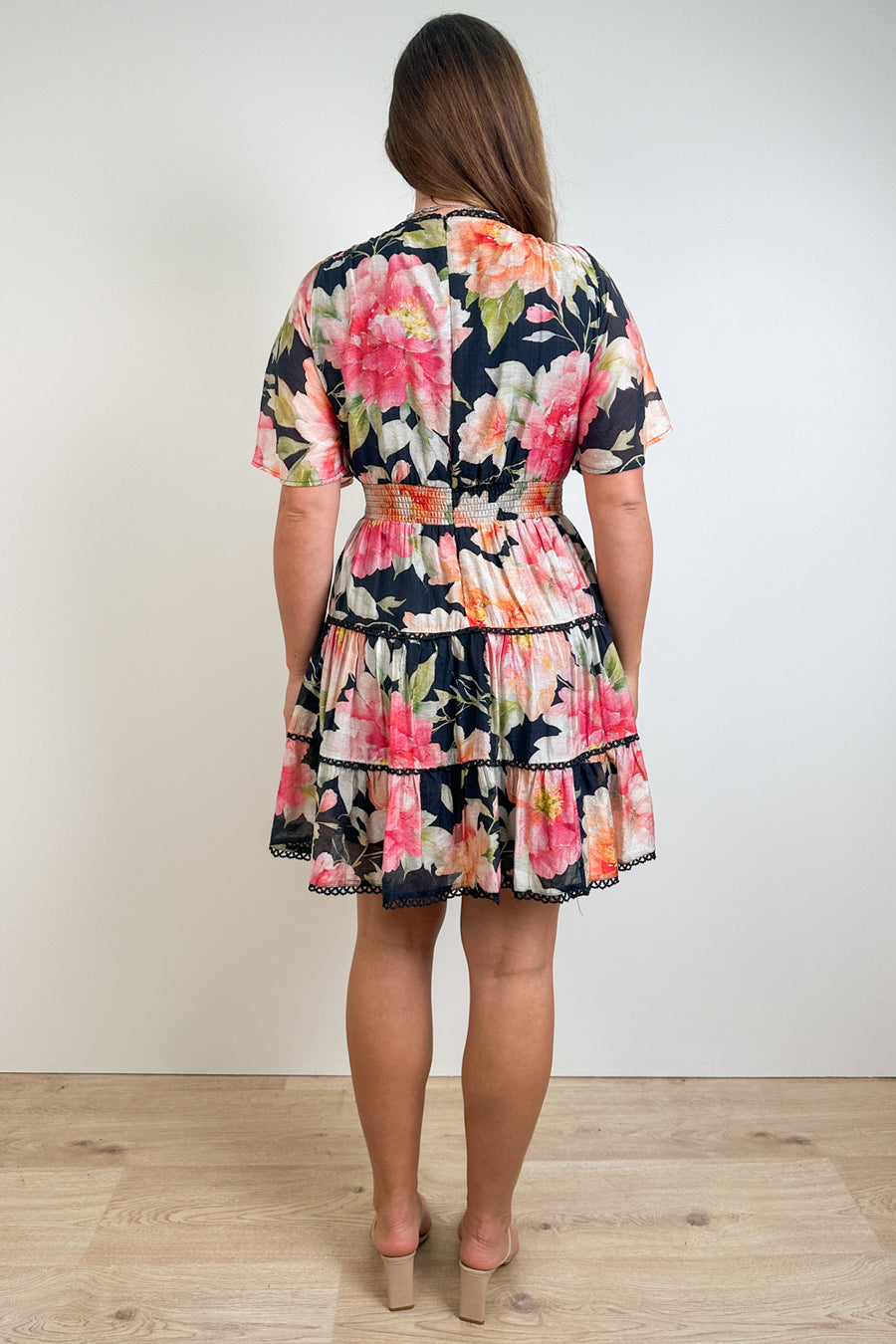 Black Floral Print