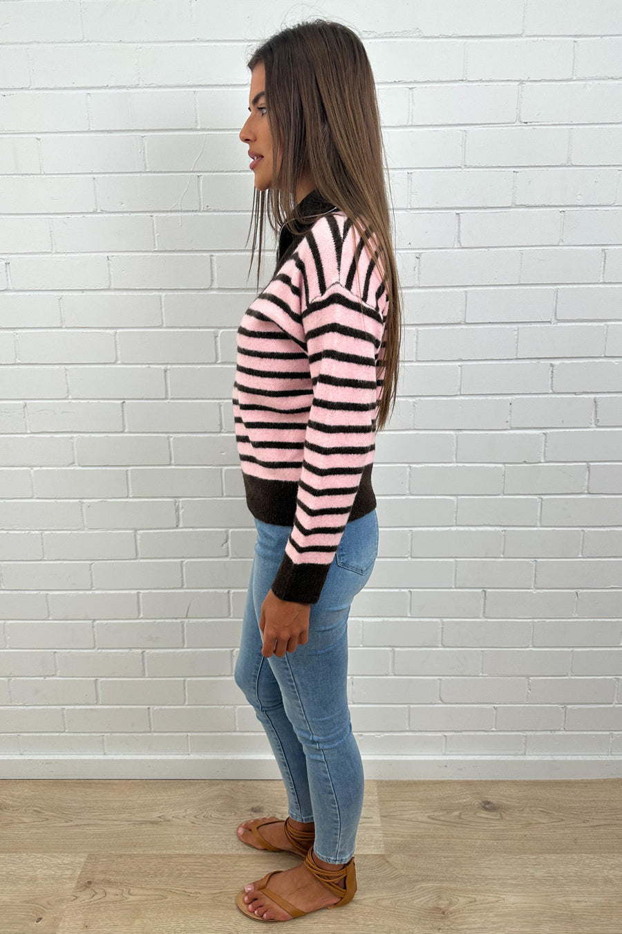 Pink Chocolate Stripe