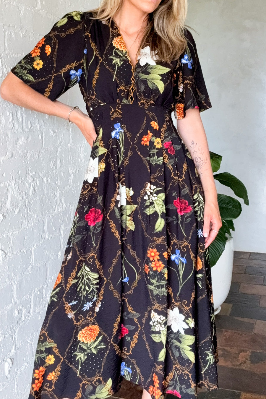 Black Floral