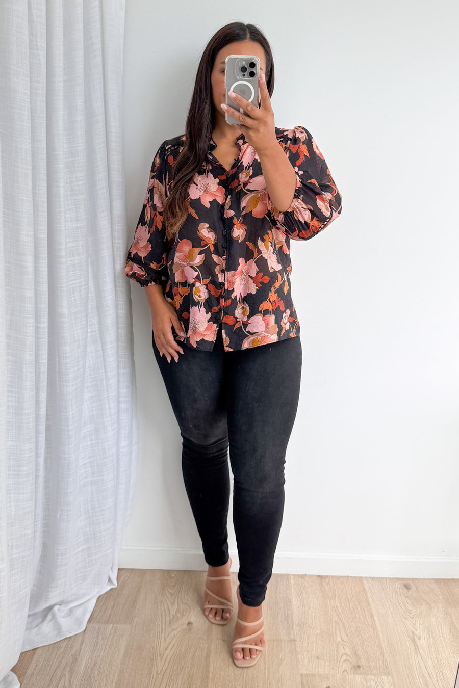 Black Blush Floral