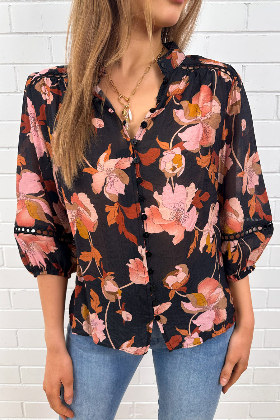 Black Blush Floral