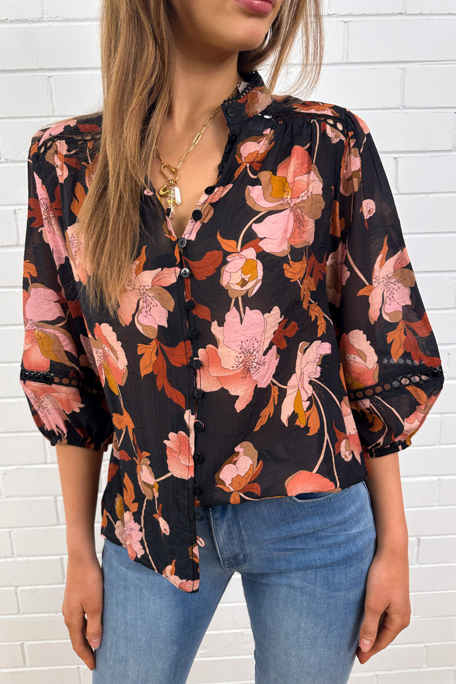 Black Blush Floral