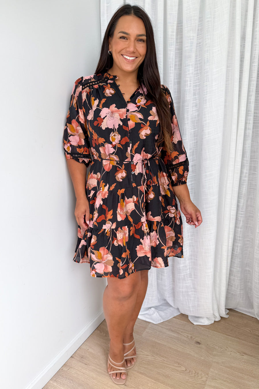 Black Blush Floral