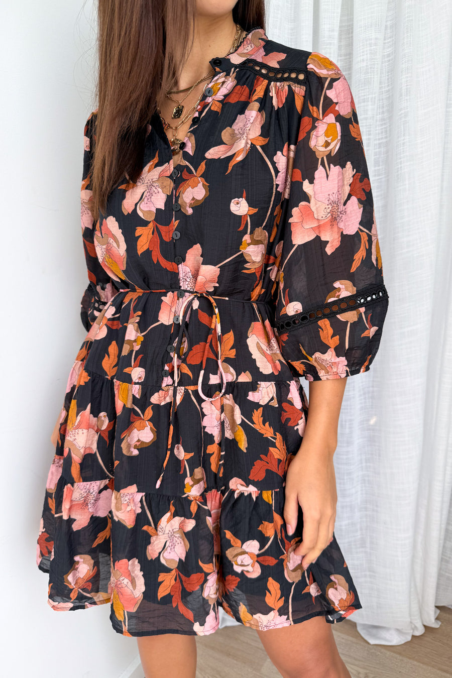 Black Blush Floral