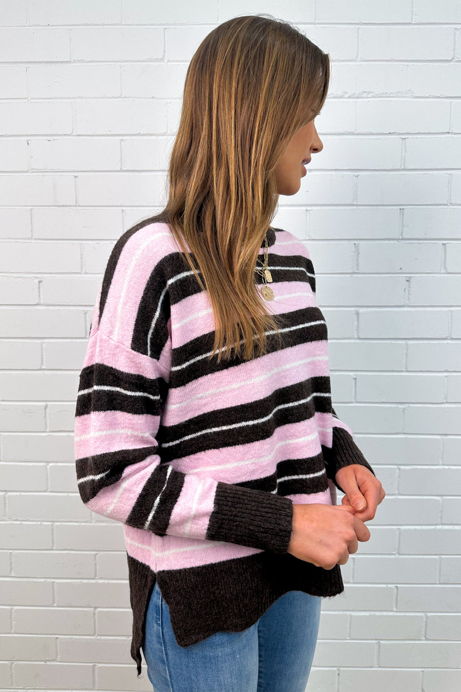Pink Chocolate Stripe