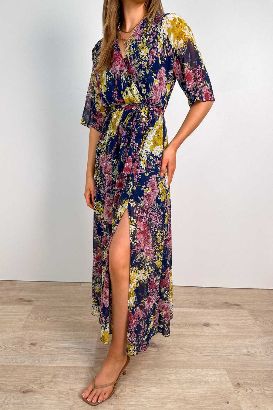Navy Floral
