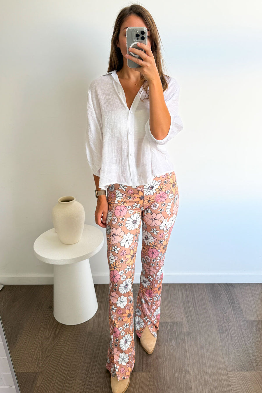 Nude Pink Floral