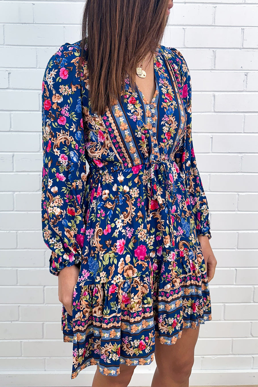 Navy Floral