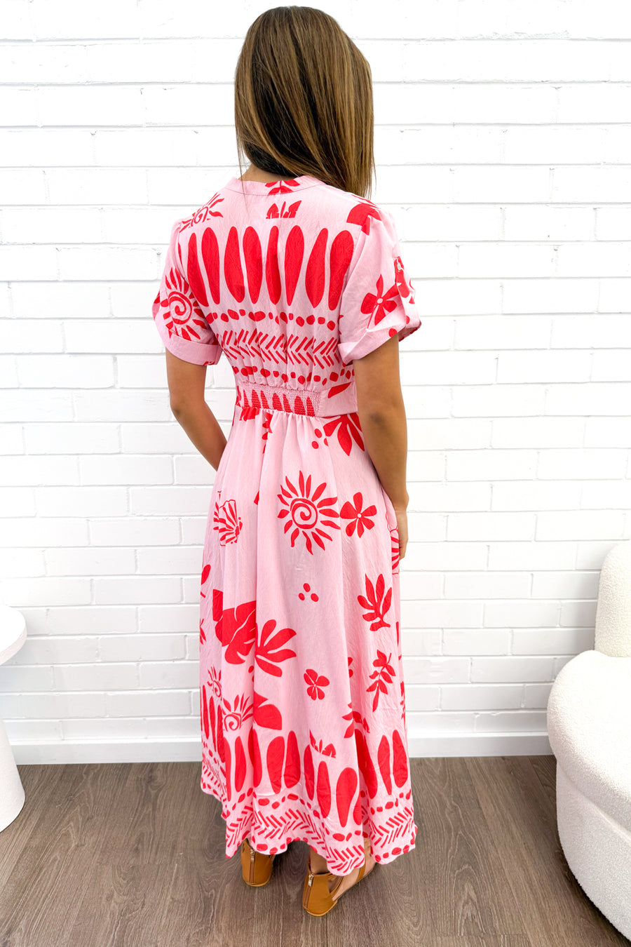 Pink Red Print