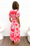 Pink Red Print
