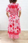 Pink Red Print