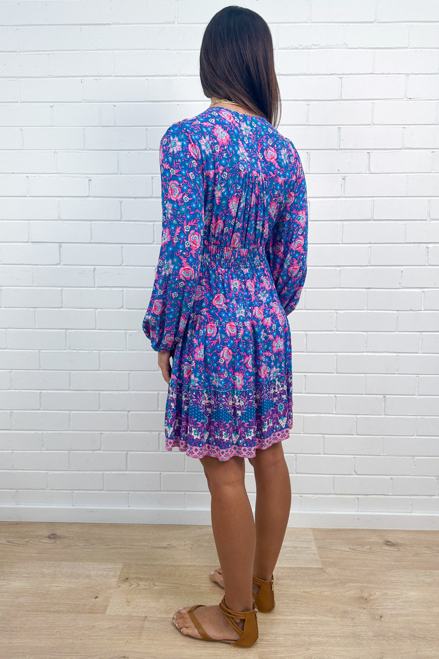 Blue Pink Paisley
