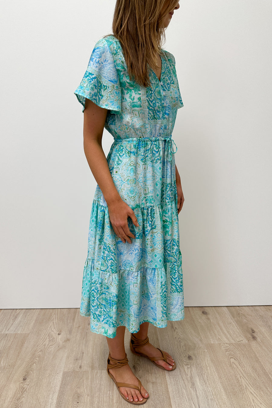 Green Blue Paisley
